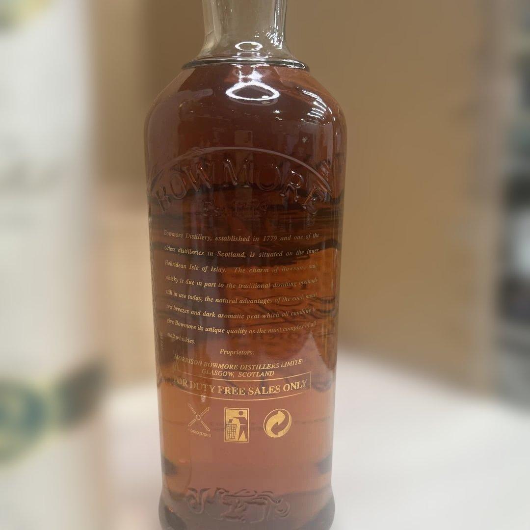 6399【未開栓】BOWMORE ISLAY 12年 1000mL グラス付き