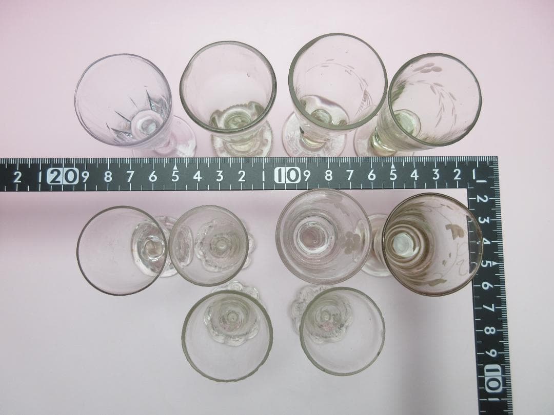 専用　明治～大正 他 リキュールグラス まとめて C 70610