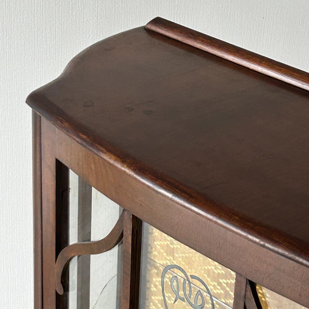 イギリス アンティーク家具 ディスプレイ キャビネット 1930年頃 772A