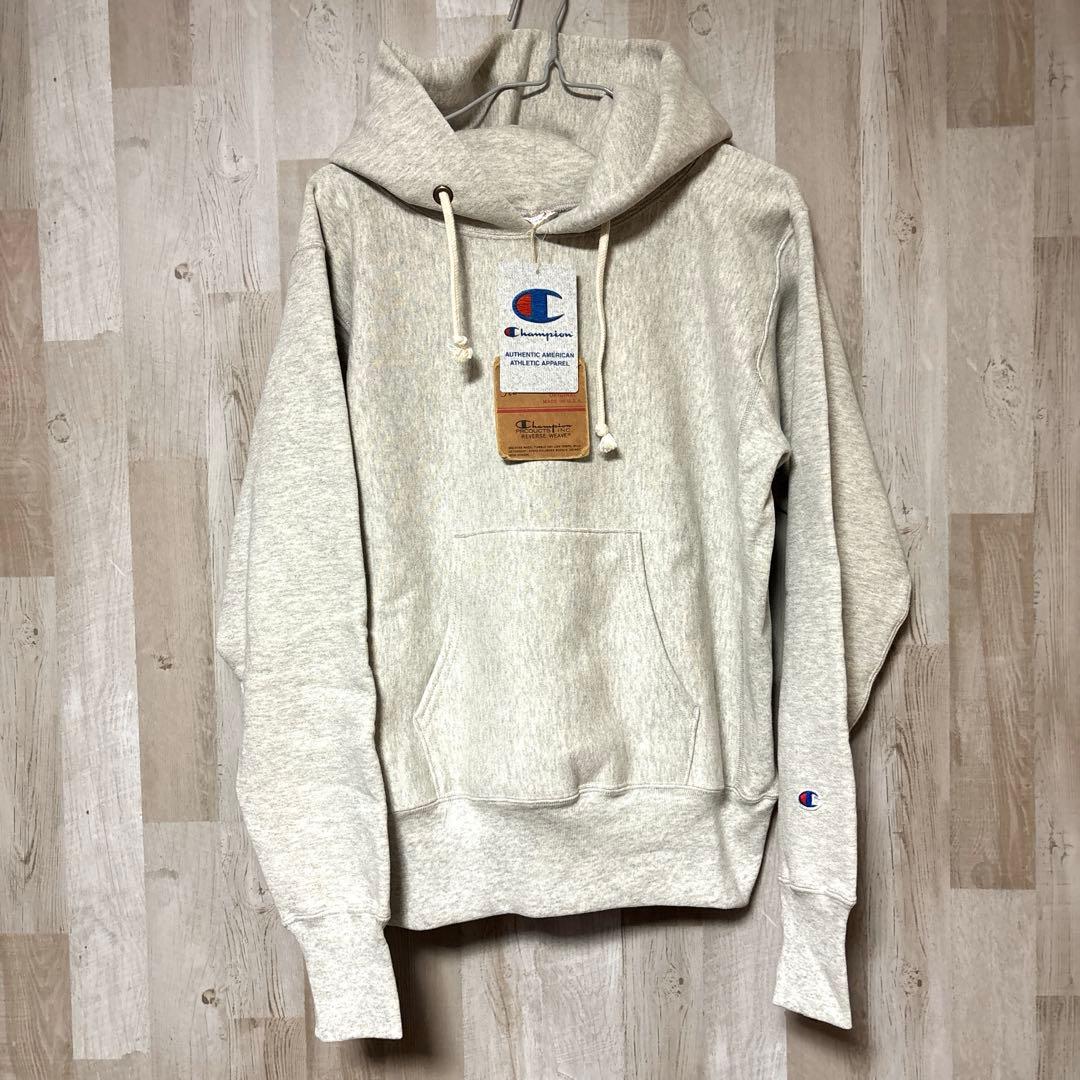 新品 チャンピオン USA製 復刻単色タグ リバースウィーブ スウェットパーカー