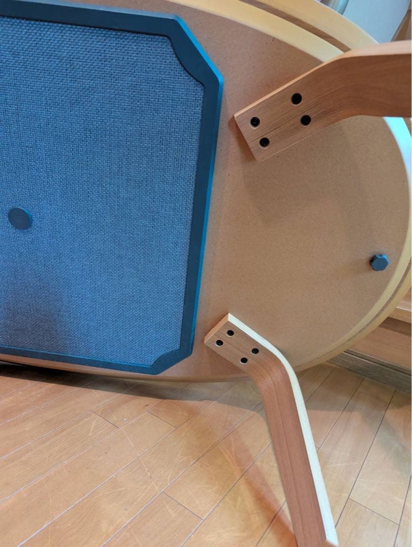 ■送料込■無印良品 木製楕円こたつ 曲木脚 フラットヒーター 暖房器具