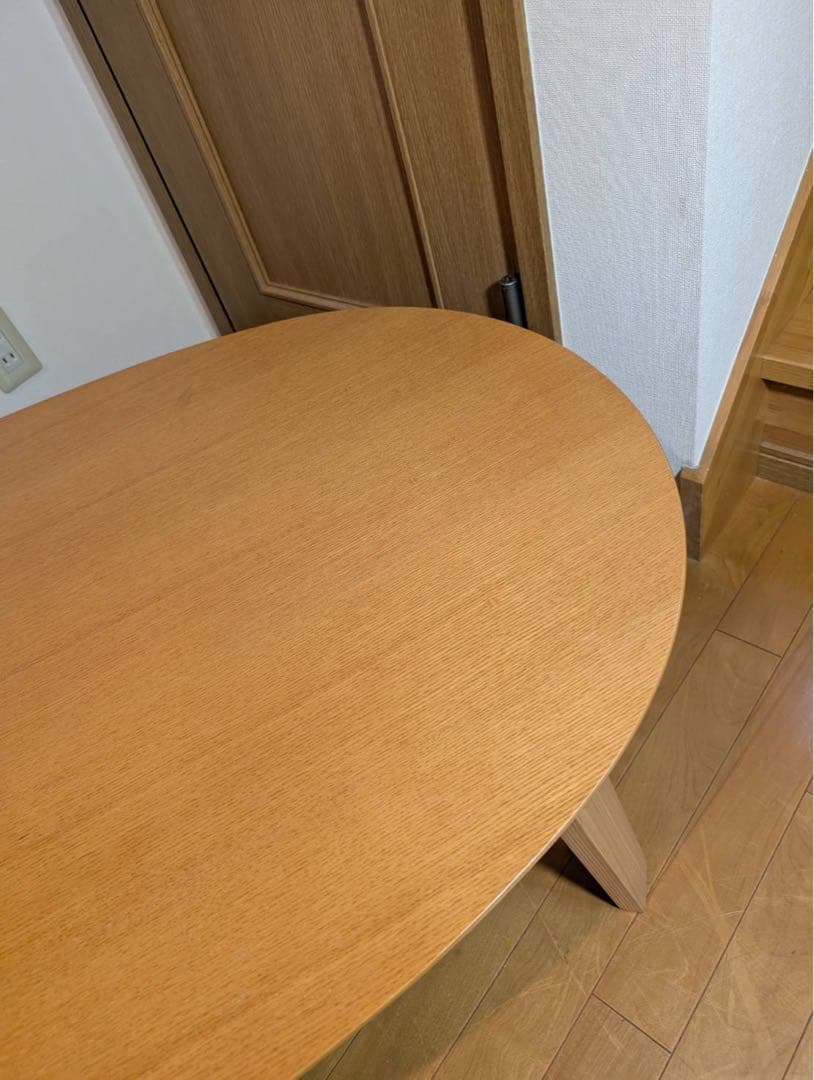 ■送料込■無印良品 木製楕円こたつ 曲木脚 フラットヒーター 暖房器具