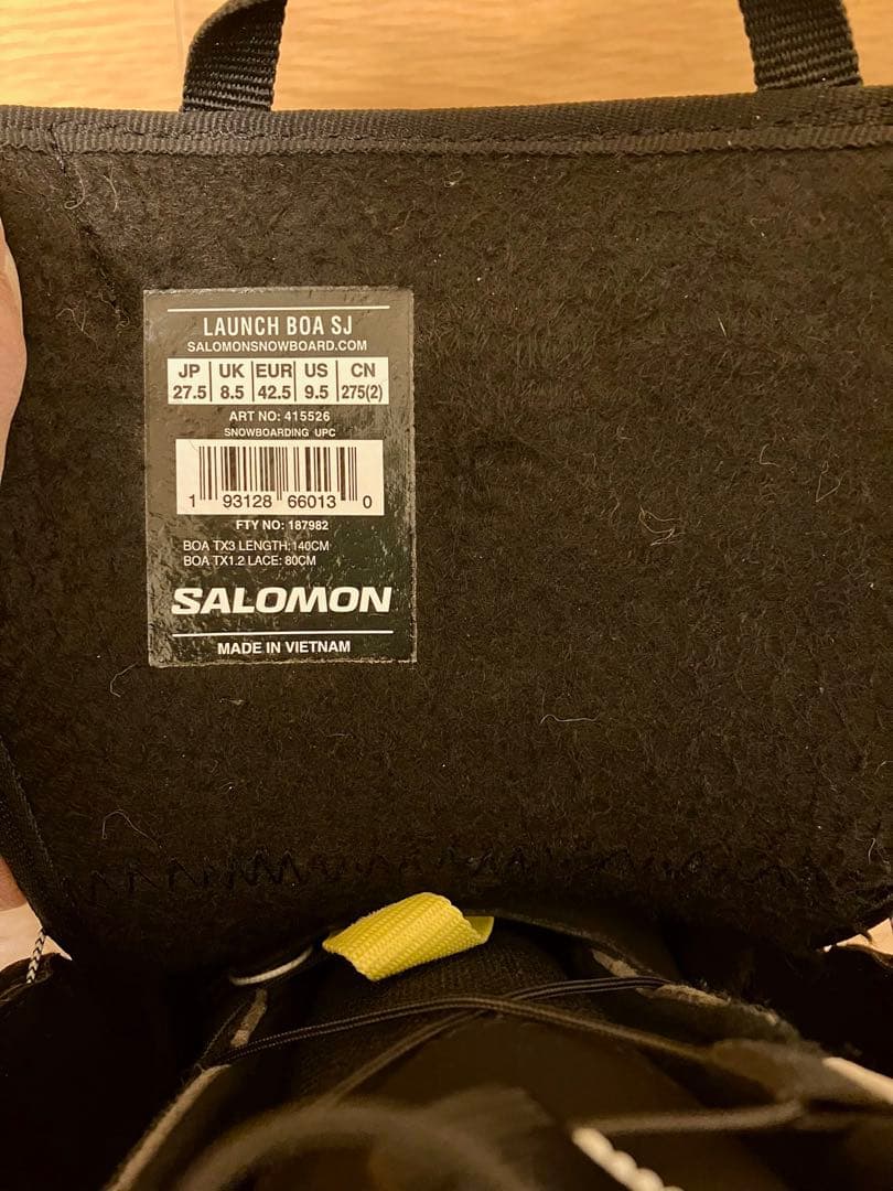 スノーボード SALOMON LAUNCH SJ BOA 27.5cm(US 9.5)