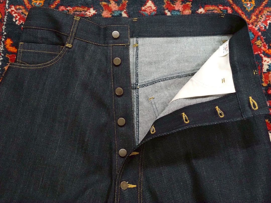 未使用 クリストファーネメス ロープ柄 サリエルパンツ Lサイズ デニム