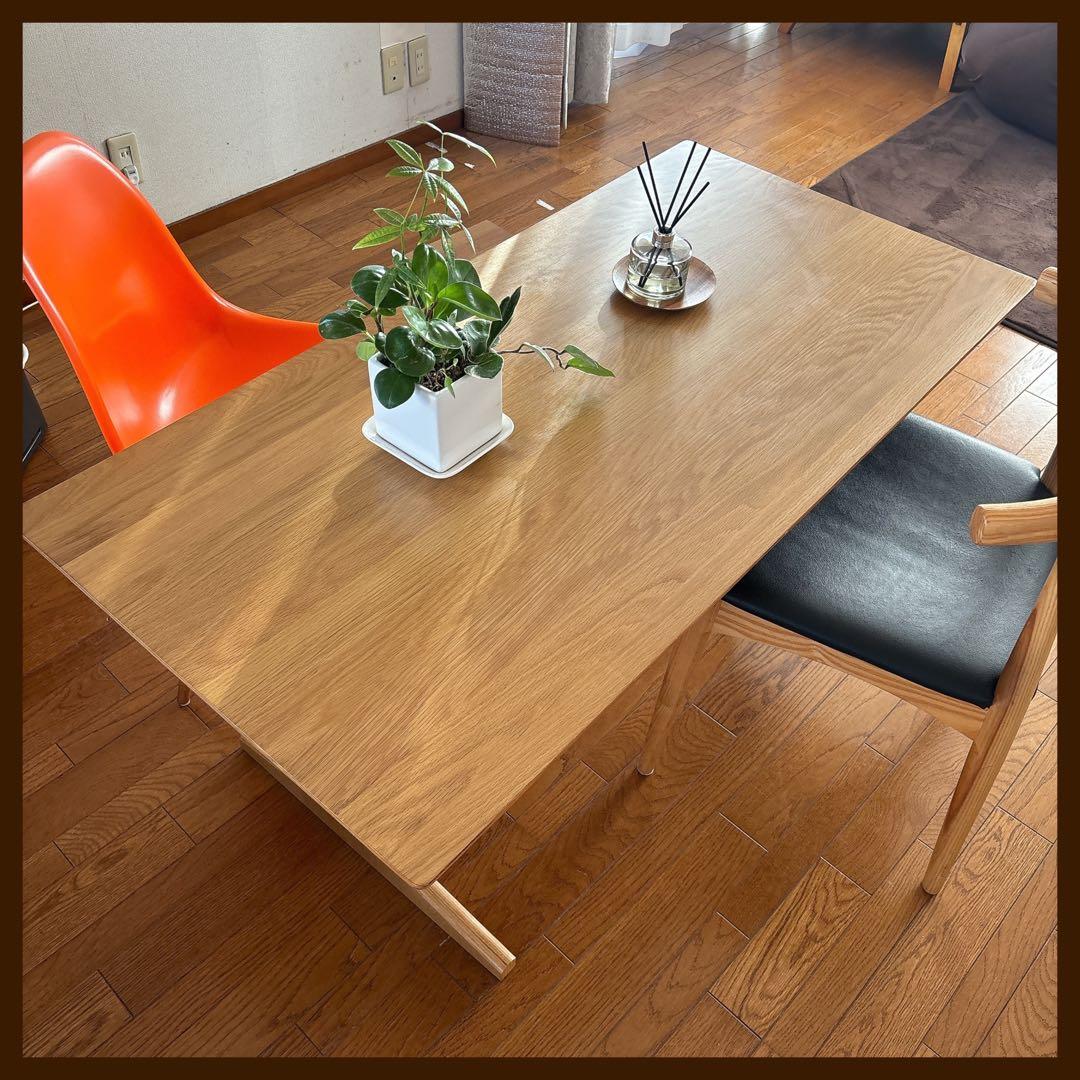 名品】無印 MUJI リビングでもダイニングでもつかえる ダイニングテーブル