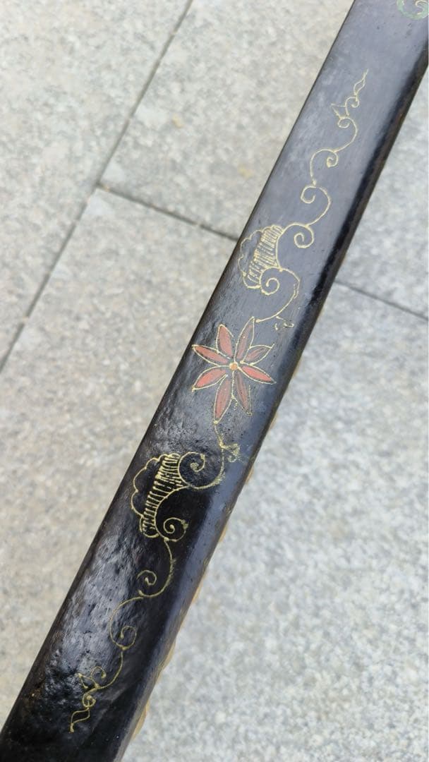 旧藏 時代物　大型文房具 木製　清国両替商用　算盘そろばん　置物　アンティーク