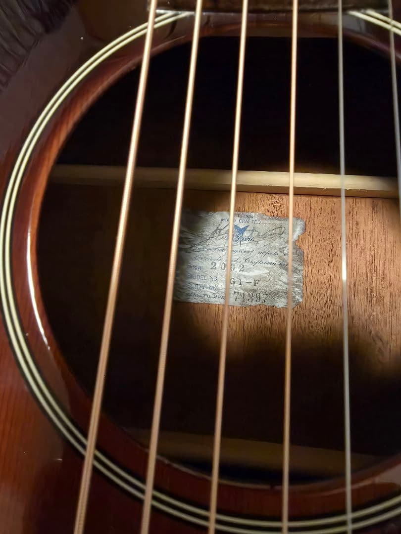 K.Yairi（Alvarez）G-1F　2002年製