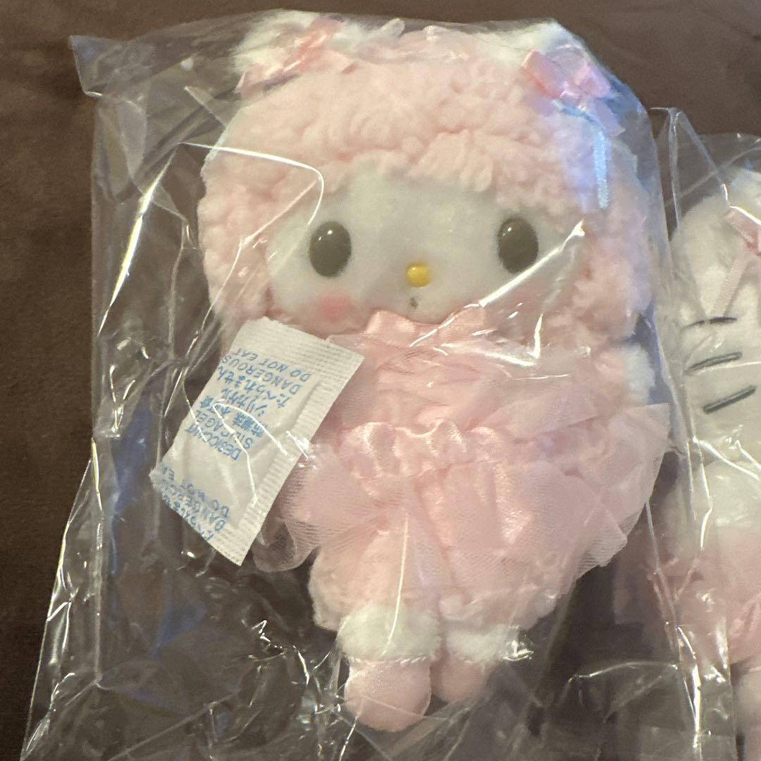 サンリオ　マスコットホルダー　　ショットケーキ　白猫　まとめ売り