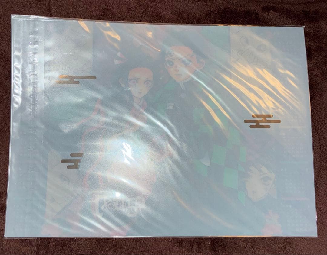 新品未使用 予約特典ポスター付き 原作 缶入カレンダー 鬼滅の刃 2021年版