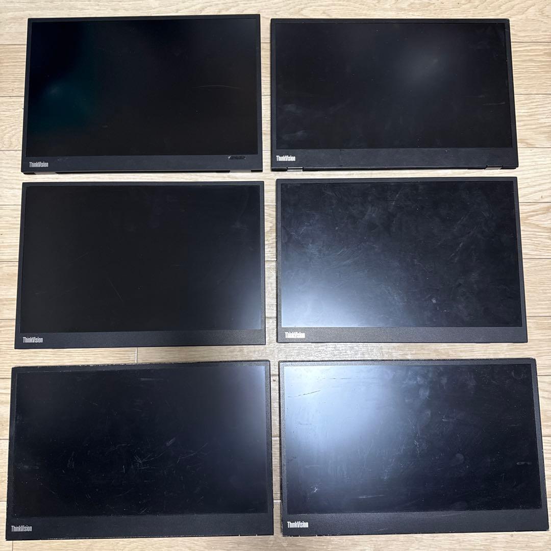 Lenovo Thinkvision M14d M14 6台セット　ジャンク