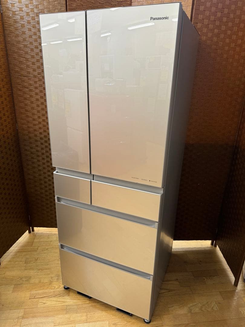 F040 美品 Panasonic 冷蔵庫　観音開き　2021年製　450L