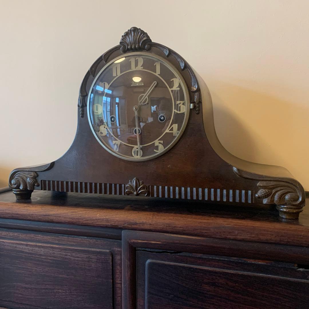 ホ*ウ様 アンティーク置き時計　ユンハンス