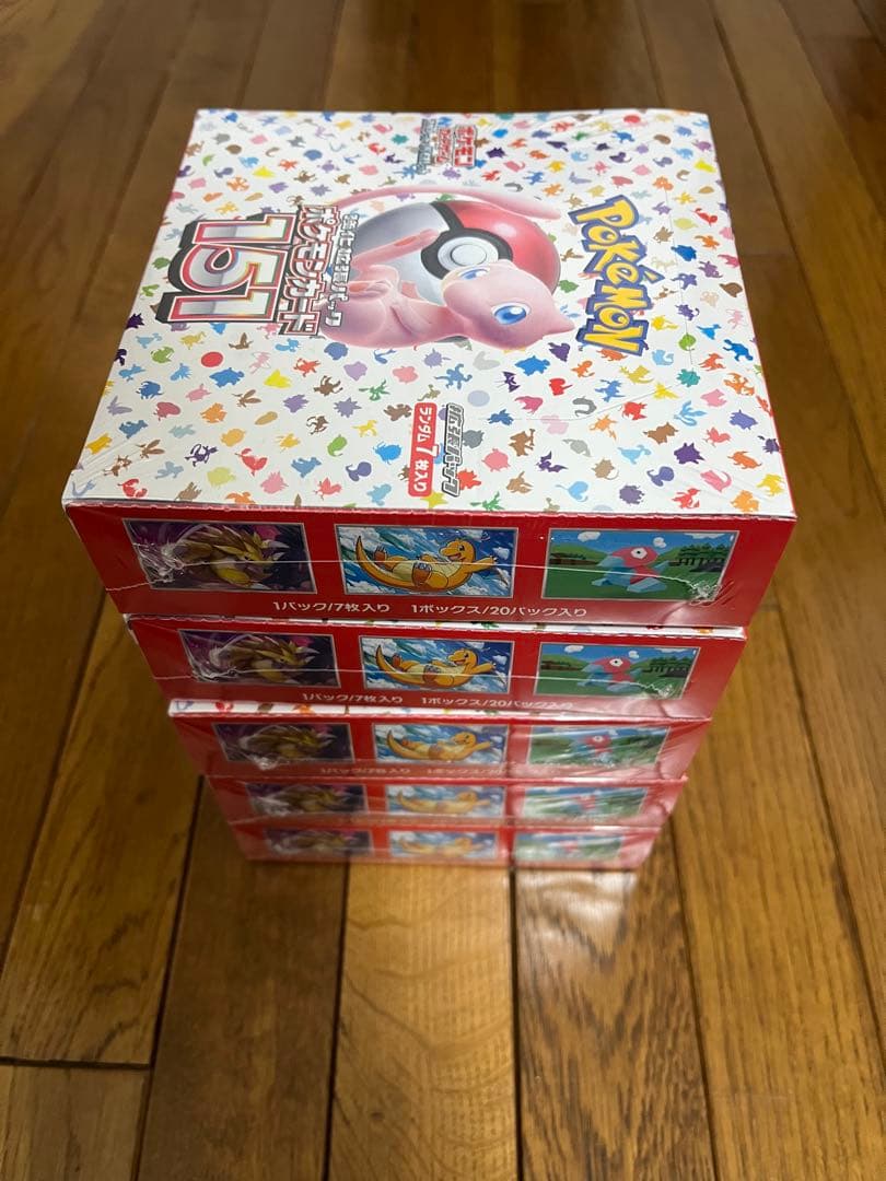 ポケモンカード151 5BOX　シュリンク付き