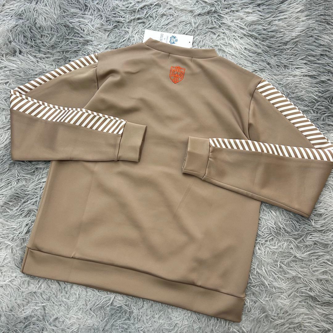 新品　デルソルゴルフ　セットアップ　スウェット　スカート　ヘリンボーン　ベージュ