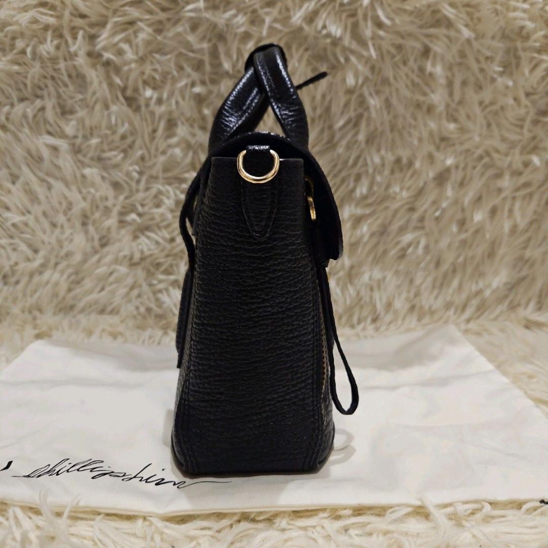 未使用級 3.1 Phillip Lim パシュリ ミニサッチェルバッグ 黒 S