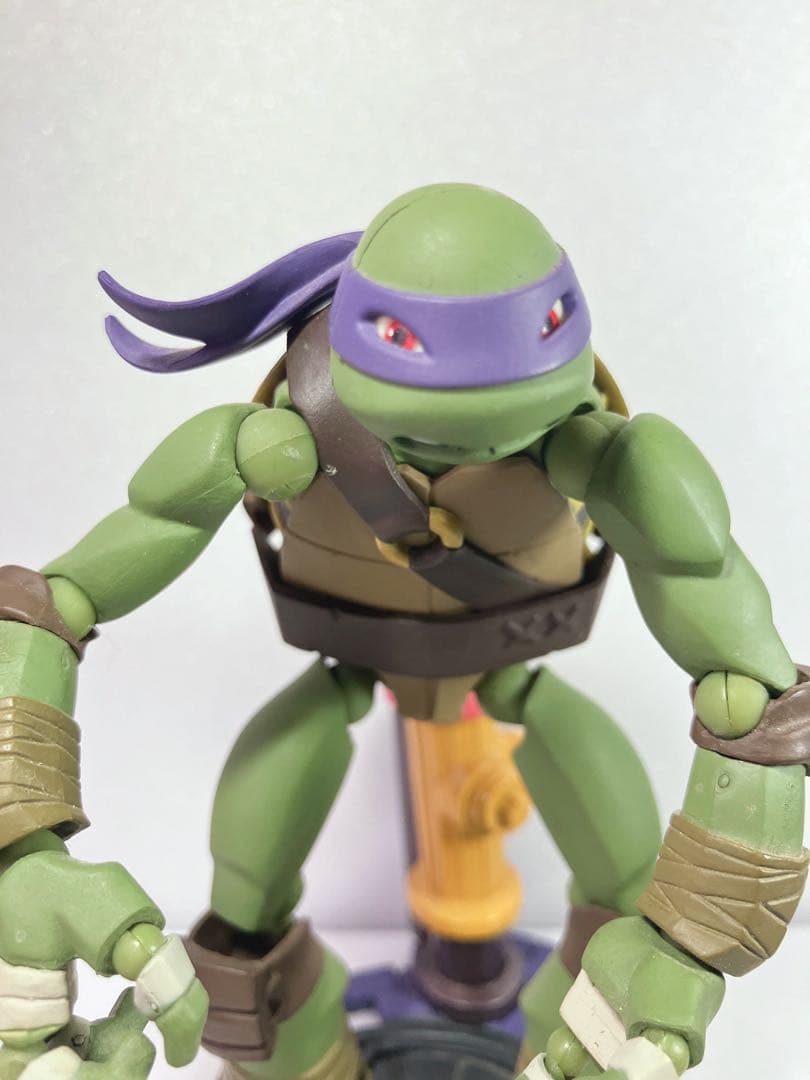 【海洋堂　リボルテック】ミケランジェロ　ドナテロ　2体セット　開封済み