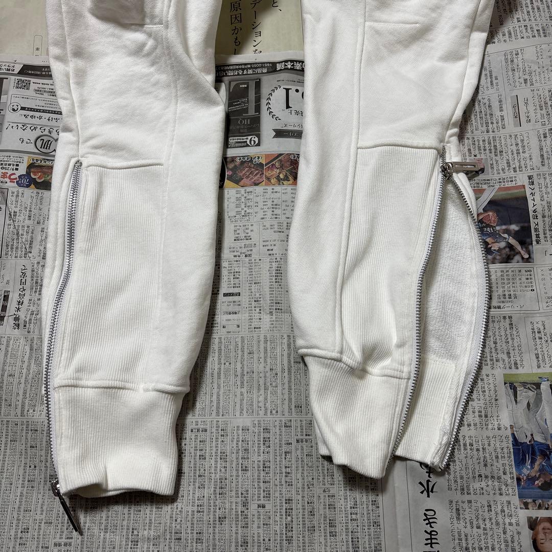 CVTVLISTカタリスト名古屋別注USUALジップパンツ　ホワイト×ターコイズ