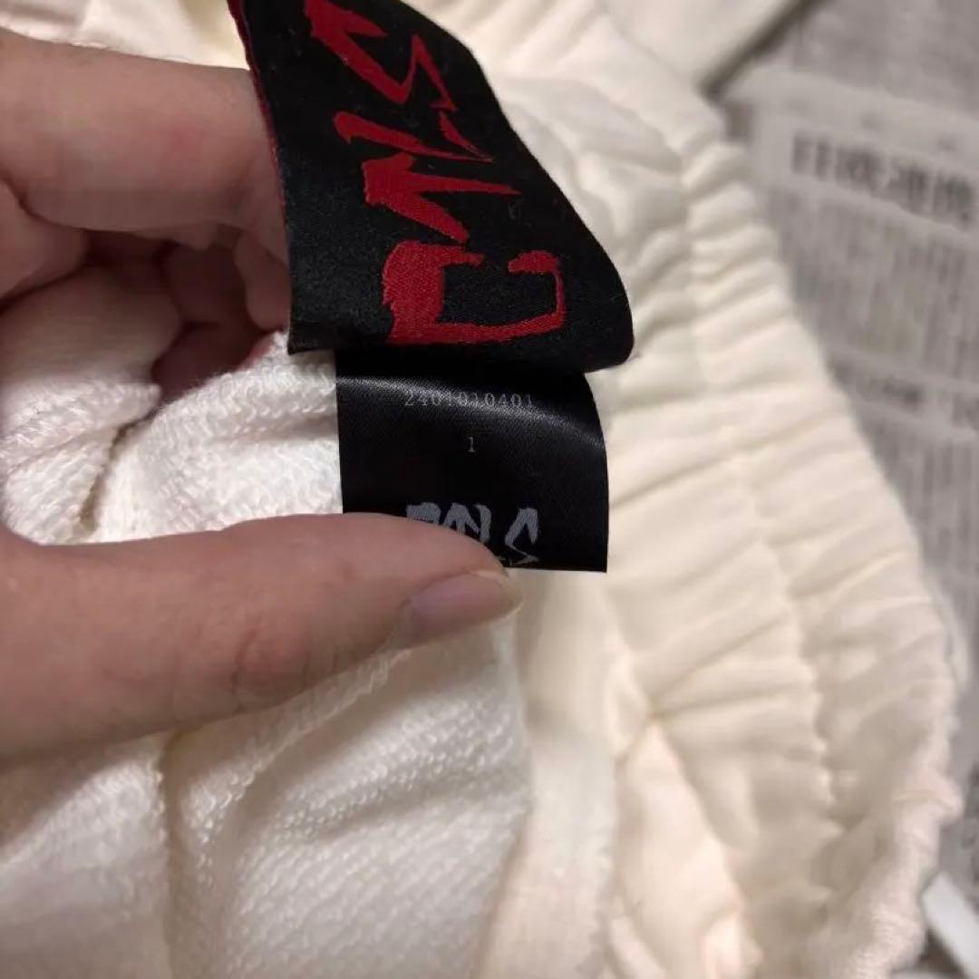 CVTVLISTカタリスト名古屋別注USUALジップパンツ　ホワイト×ターコイズ