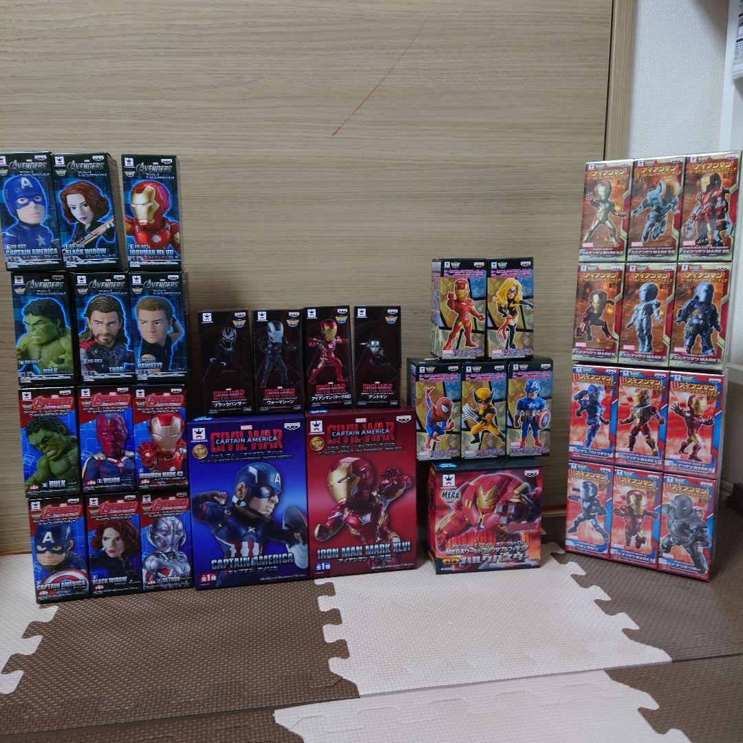 アベンジャーズ アイアンマン ワールドコレクタブルフィギュア　36体