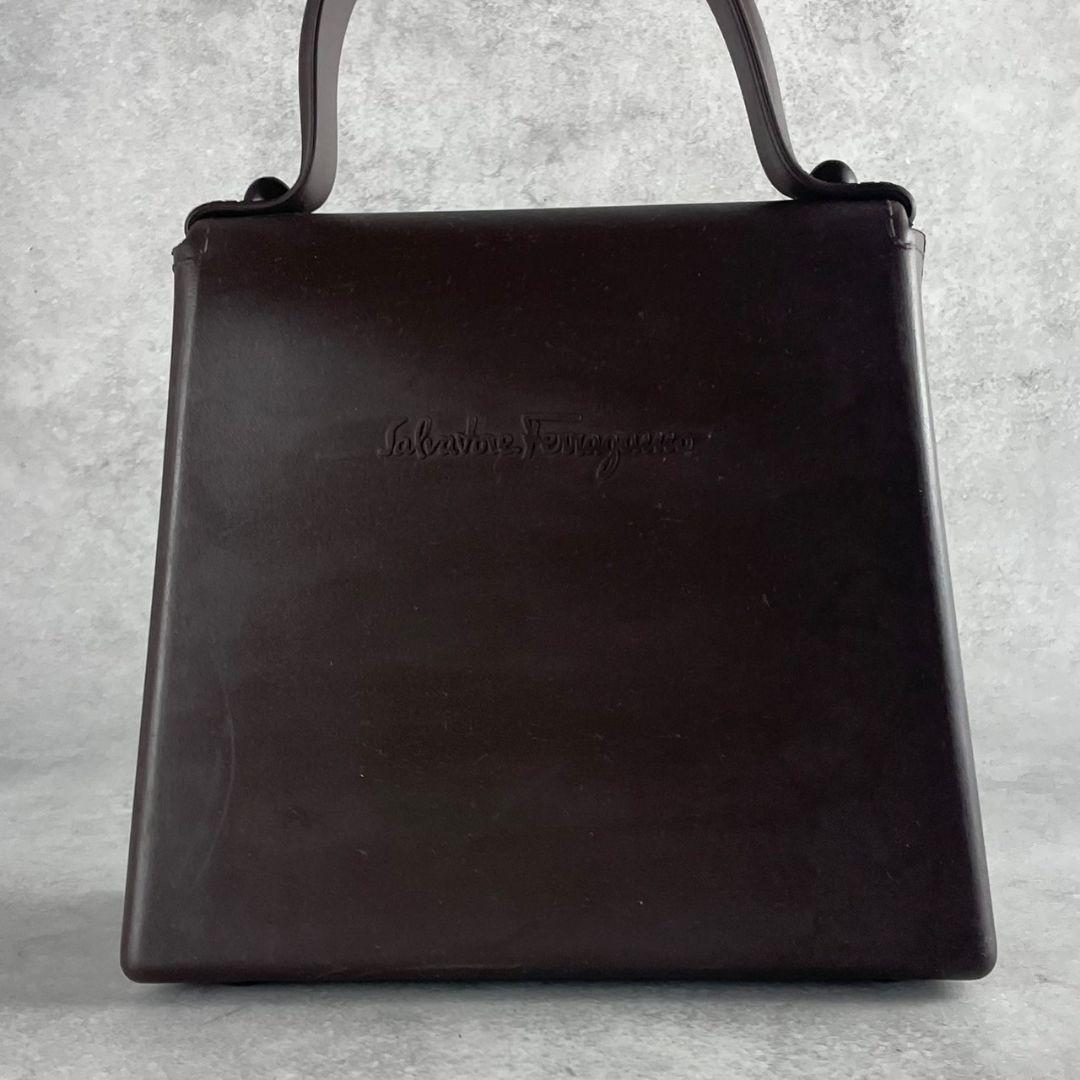 希少ラバー素材【Salvatore Ferragamo】ハンドバッグ　ガンチーニ