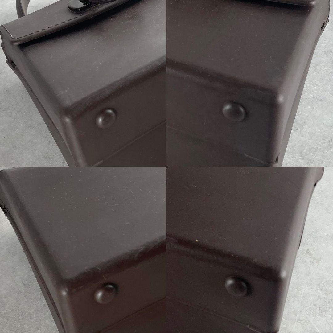 希少ラバー素材【Salvatore Ferragamo】ハンドバッグ　ガンチーニ