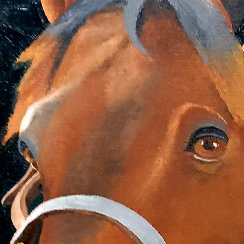 ☆三浦雅俊☆「 馬 」油絵　F6号