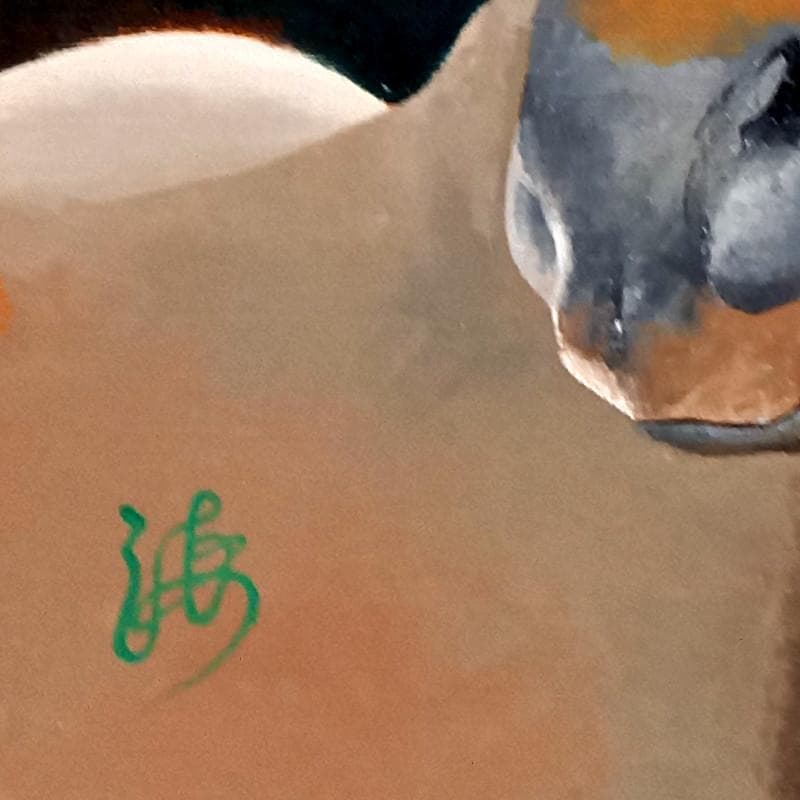 ☆三浦雅俊☆「 馬 」油絵　F6号