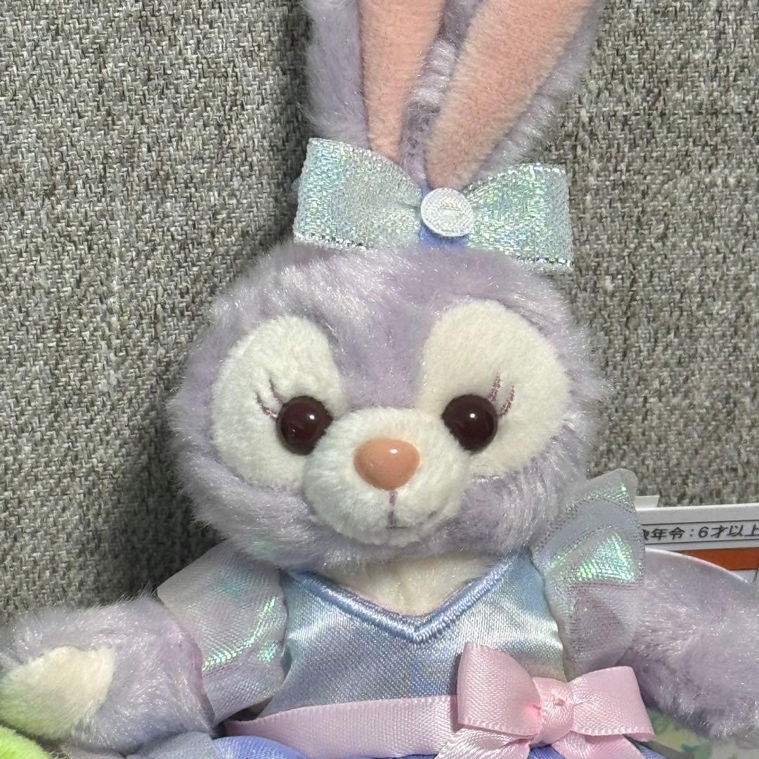 タイムセール♪0時まで！ディズニーシー　カラフルハピネス　ぬいぐるみバッジセット