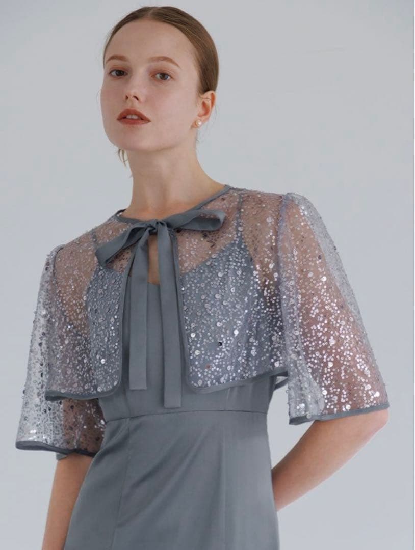 スパンコールビジューボレロマーメイドドレスワンピース