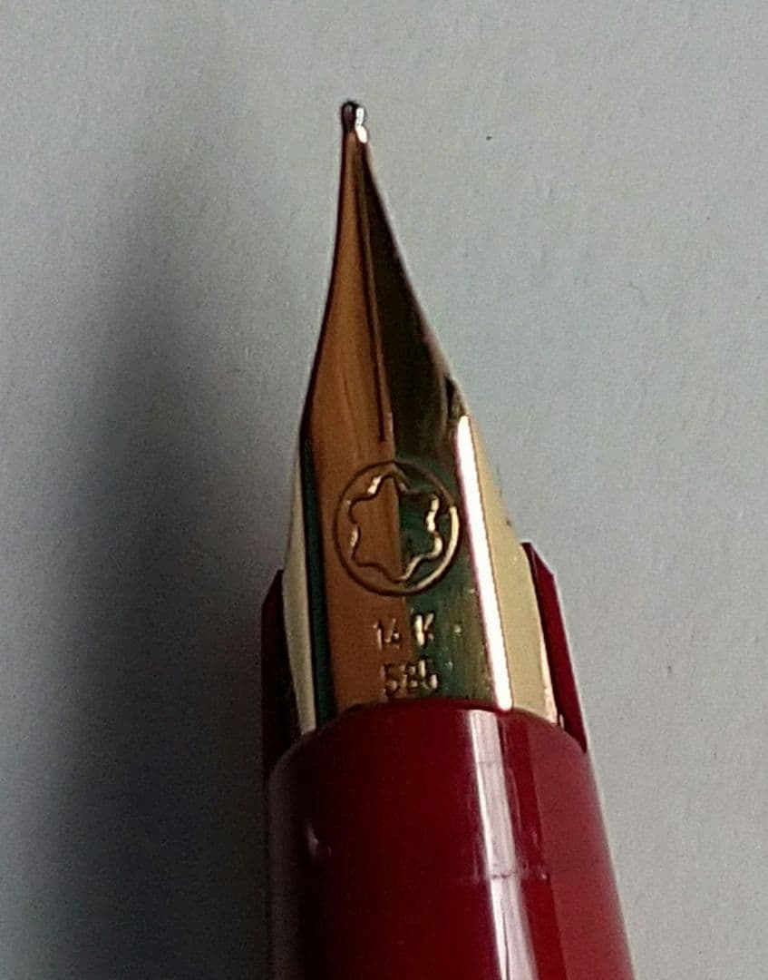 【MONTBLANC】ジェネレイション 万年筆 14K 585 希少色 ボルドー