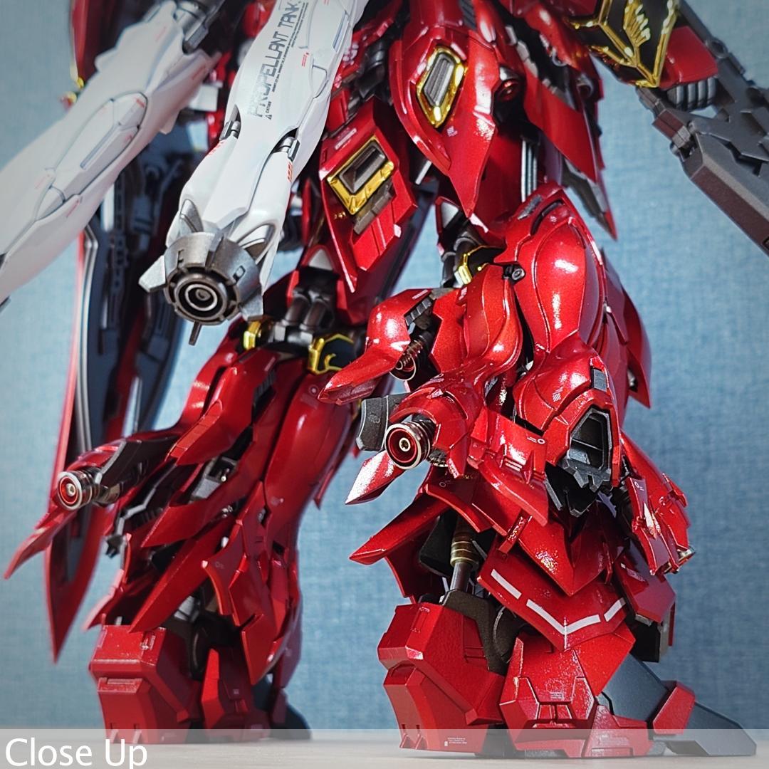 MG シナンジュ \"匠studioカスタム\" キャンディ塗装完成品