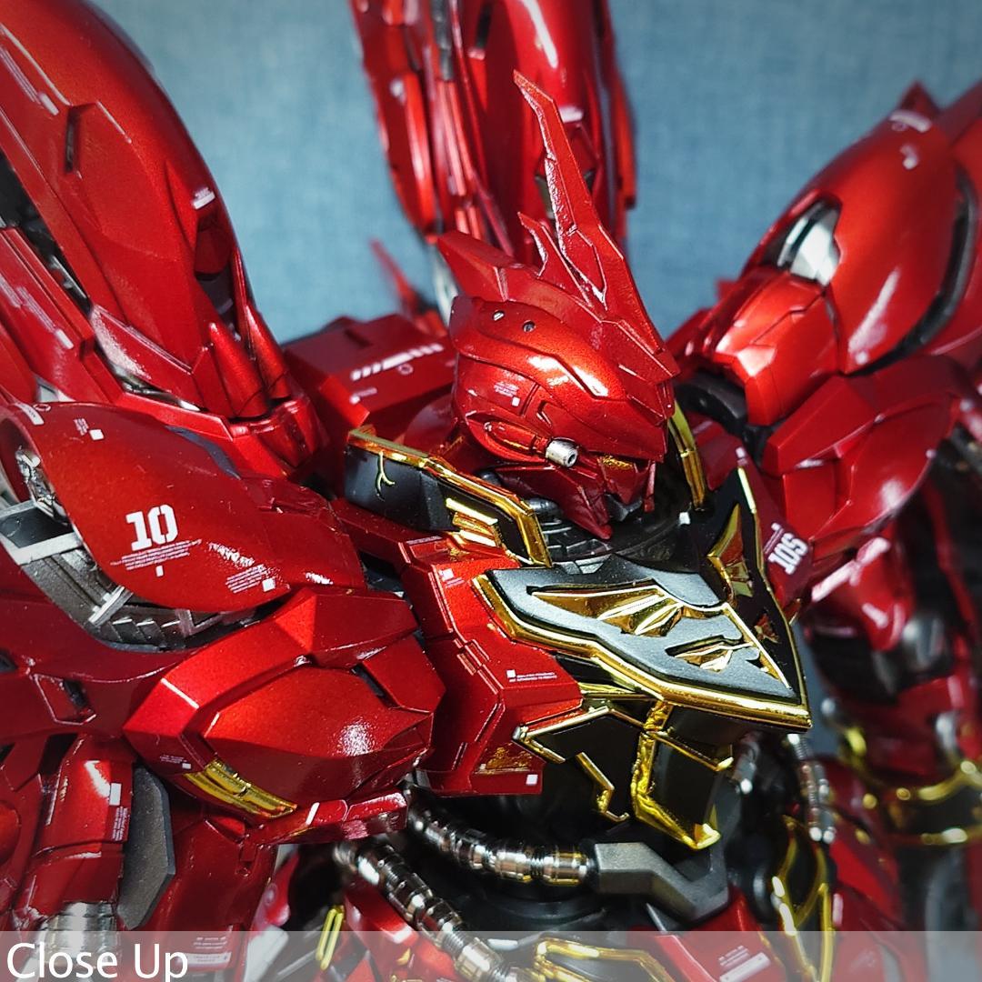 MG シナンジュ \"匠studioカスタム\" キャンディ塗装完成品