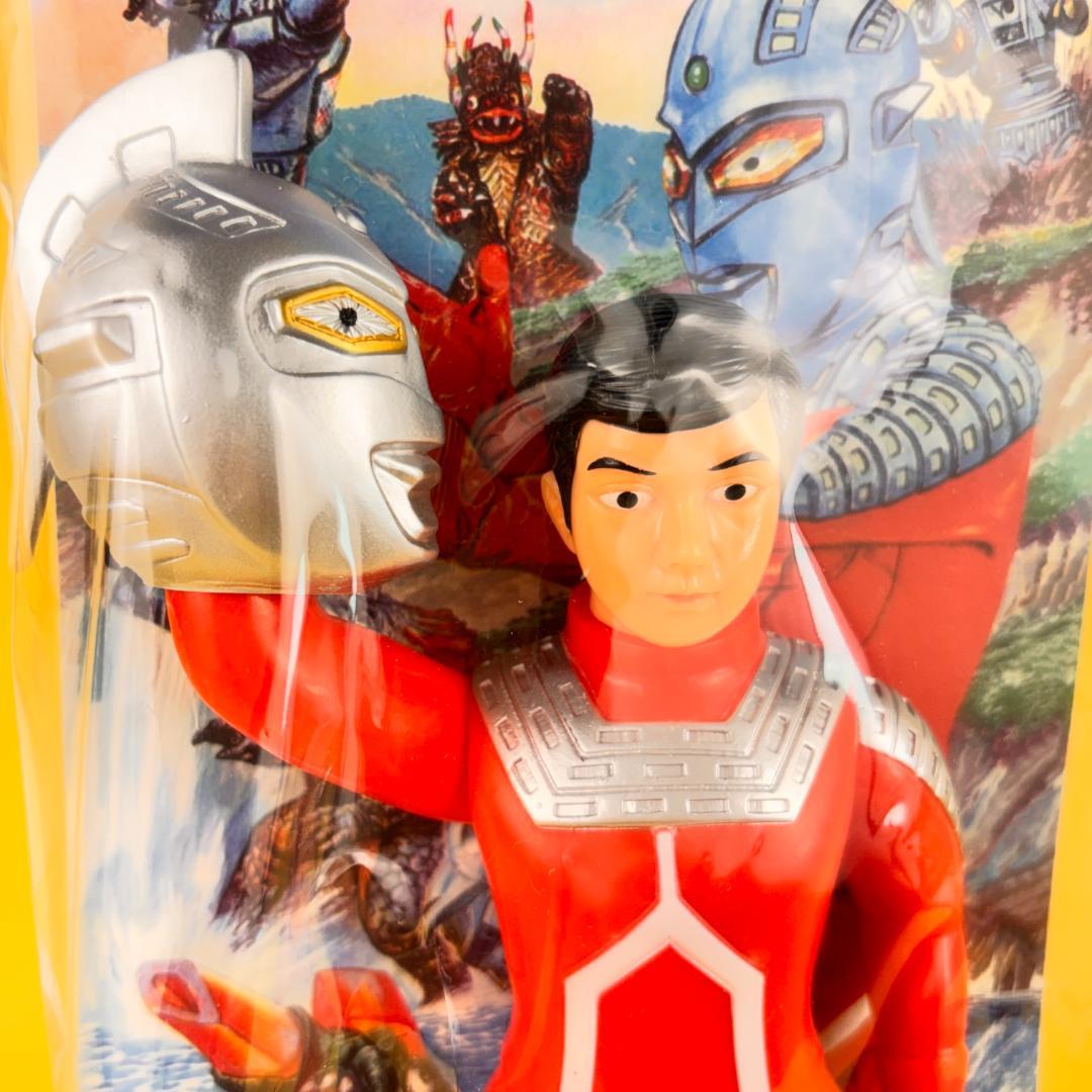 ブルマァク　ウルトラセブン　大　面取れ　マスク付き　【サイズ】 全高：約29cm