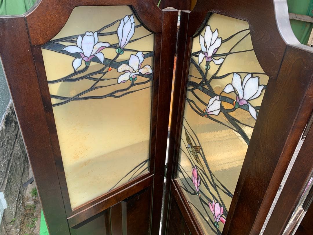 ステンドグラス　パーテーション　衝立