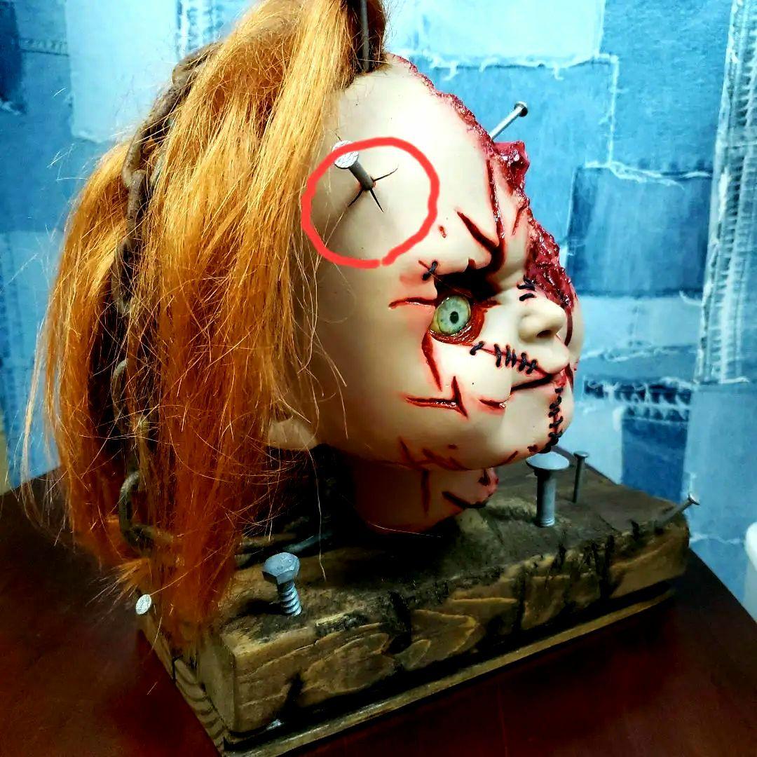 カルト オブ チャッキー チャッキー ヘッド レプリカ