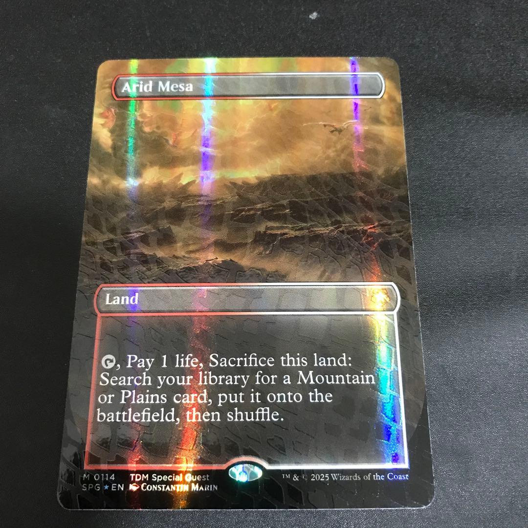 乾燥台地/Arid Mesa ドラゴンスケイル・Foil ボーダーレス 英語版