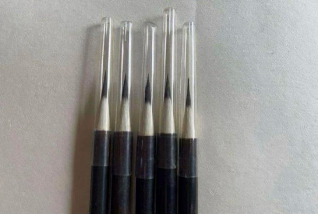 金鼎牌 選毫圓健 蘇州湖筆廠 小筆 唐筆 選毫円健 10本セット　手彫り　貴重