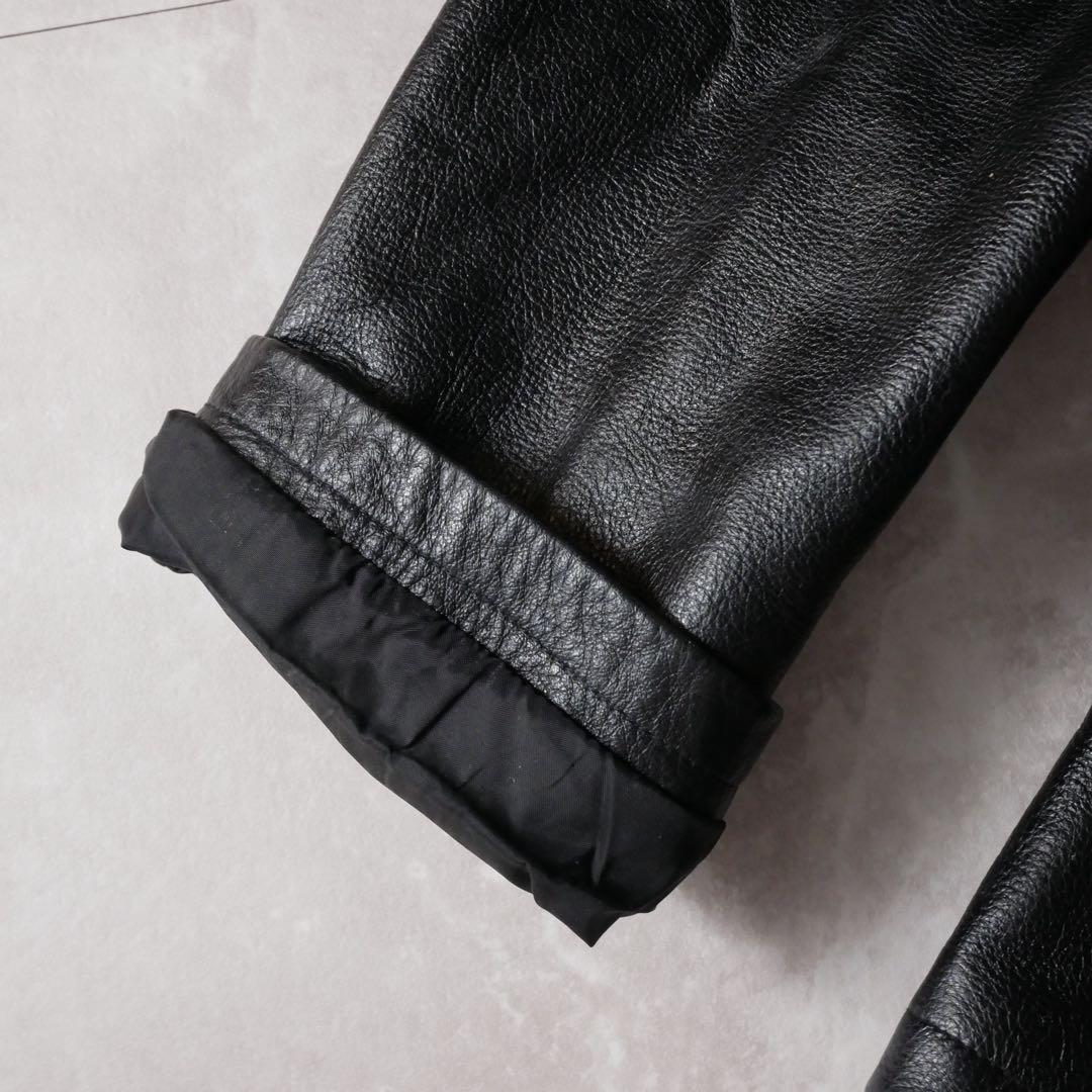 WILSONS LEATHER 90s シングル レザージャケット ブラック L
