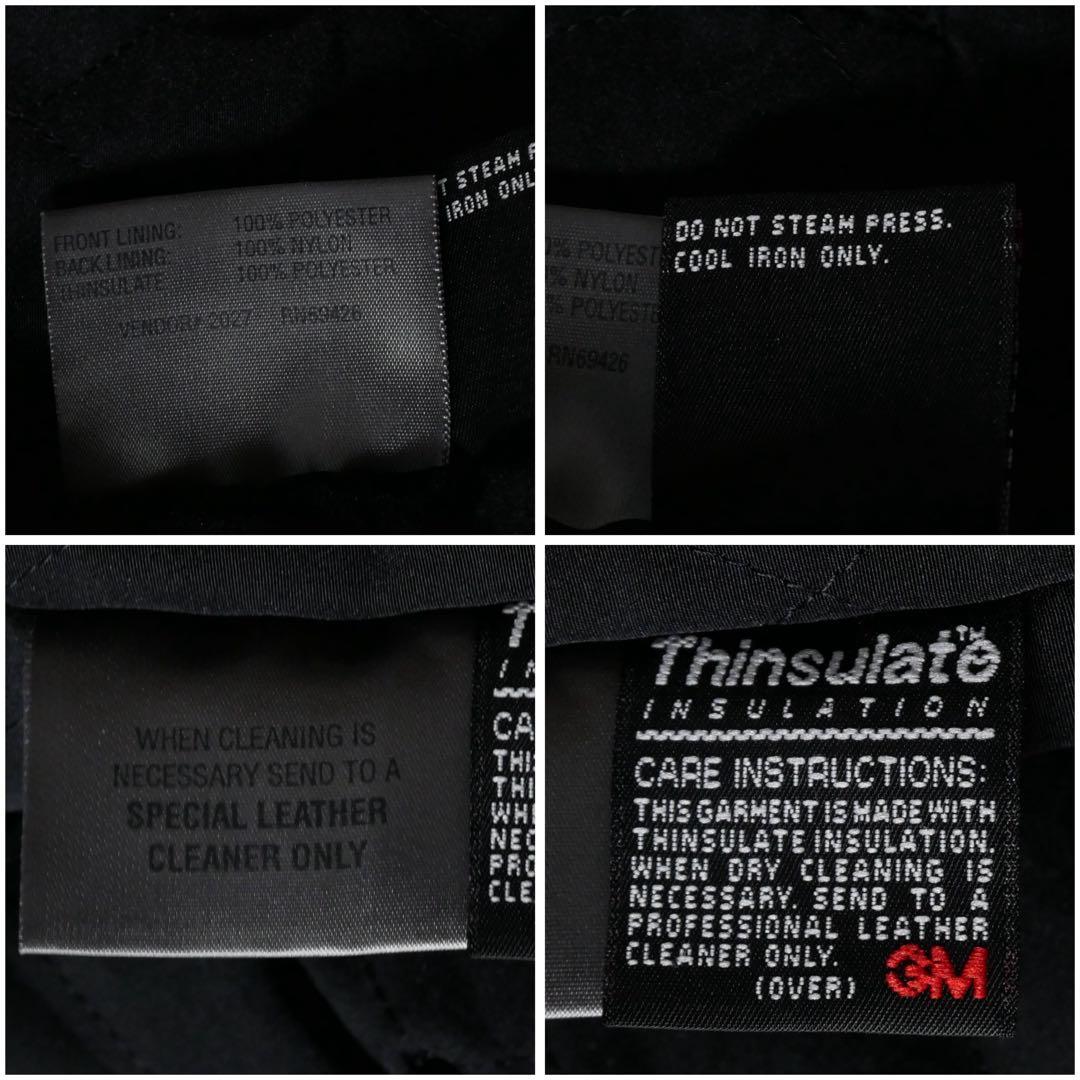 WILSONS LEATHER 90s シングル レザージャケット ブラック L