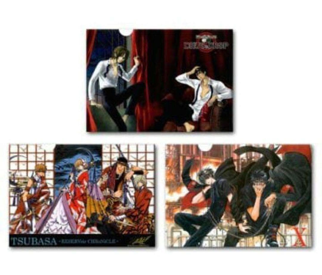 CLAMP festival 2012 クリアファイル セット B 三枚組