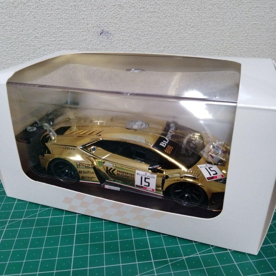タ*コ様 GLレーシング製 ミニッツボディ ランボルギーニ ウラカン ゴールドメ