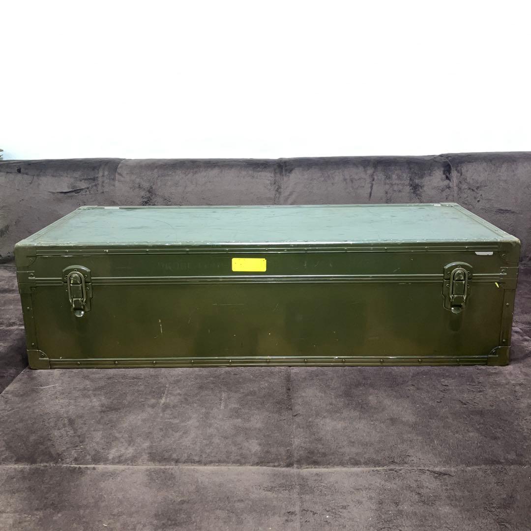 ミリタリー　アルミコンテナ　放出品　89×38×24(cm)