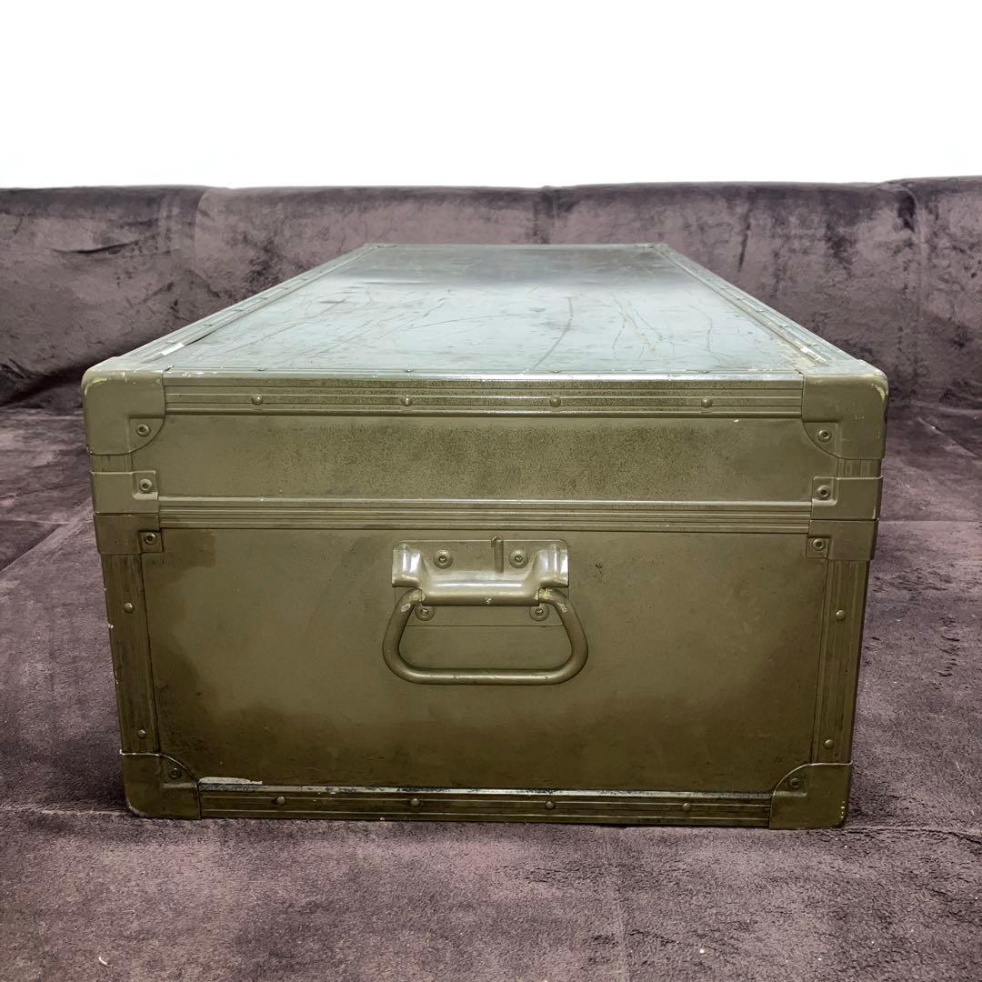 ミリタリー　アルミコンテナ　放出品　89×38×24(cm)