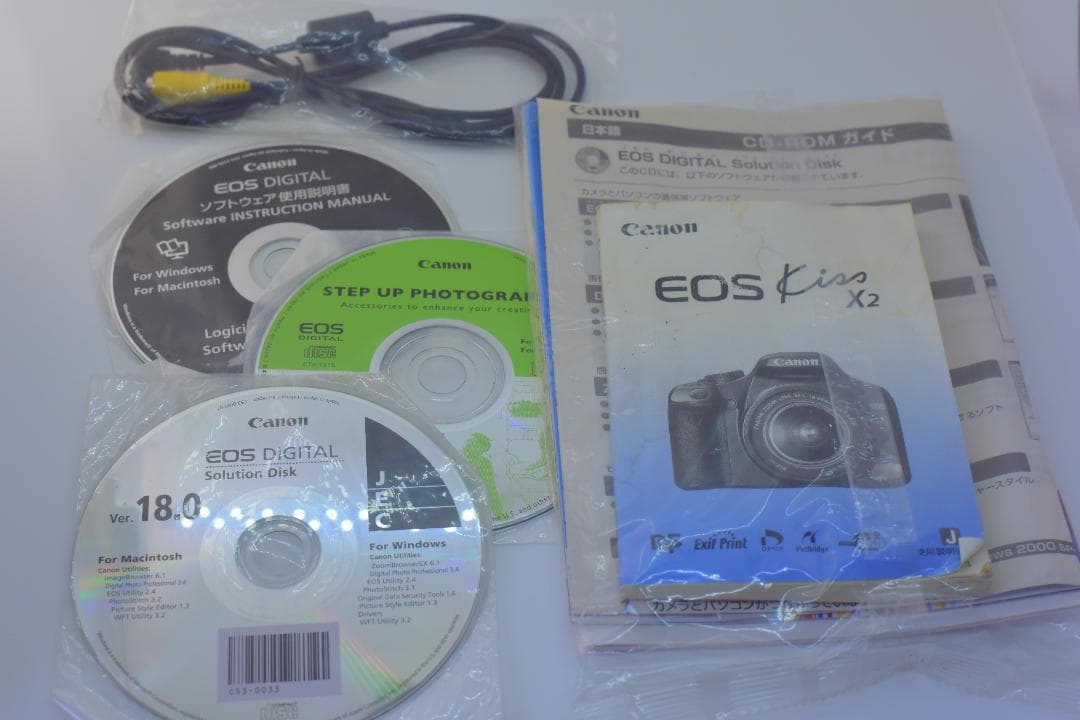 Canon EOS Kiss X2 ダブルズームキット レンズ2本未使用他