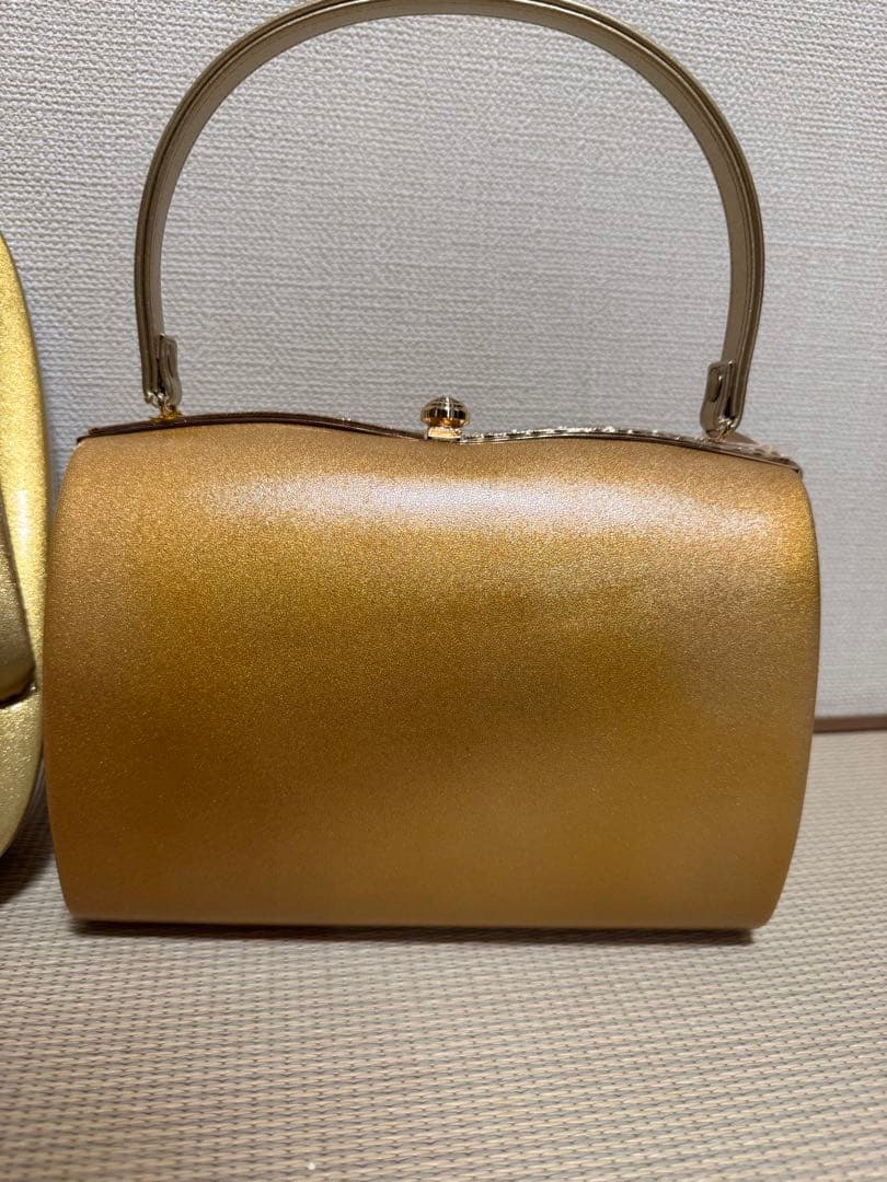 【未使用】和装用バッグ 本革　草履セット　50,000円のお品