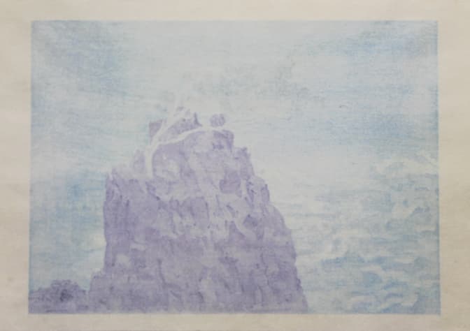 東山魁夷 【潮音】木版画 シート