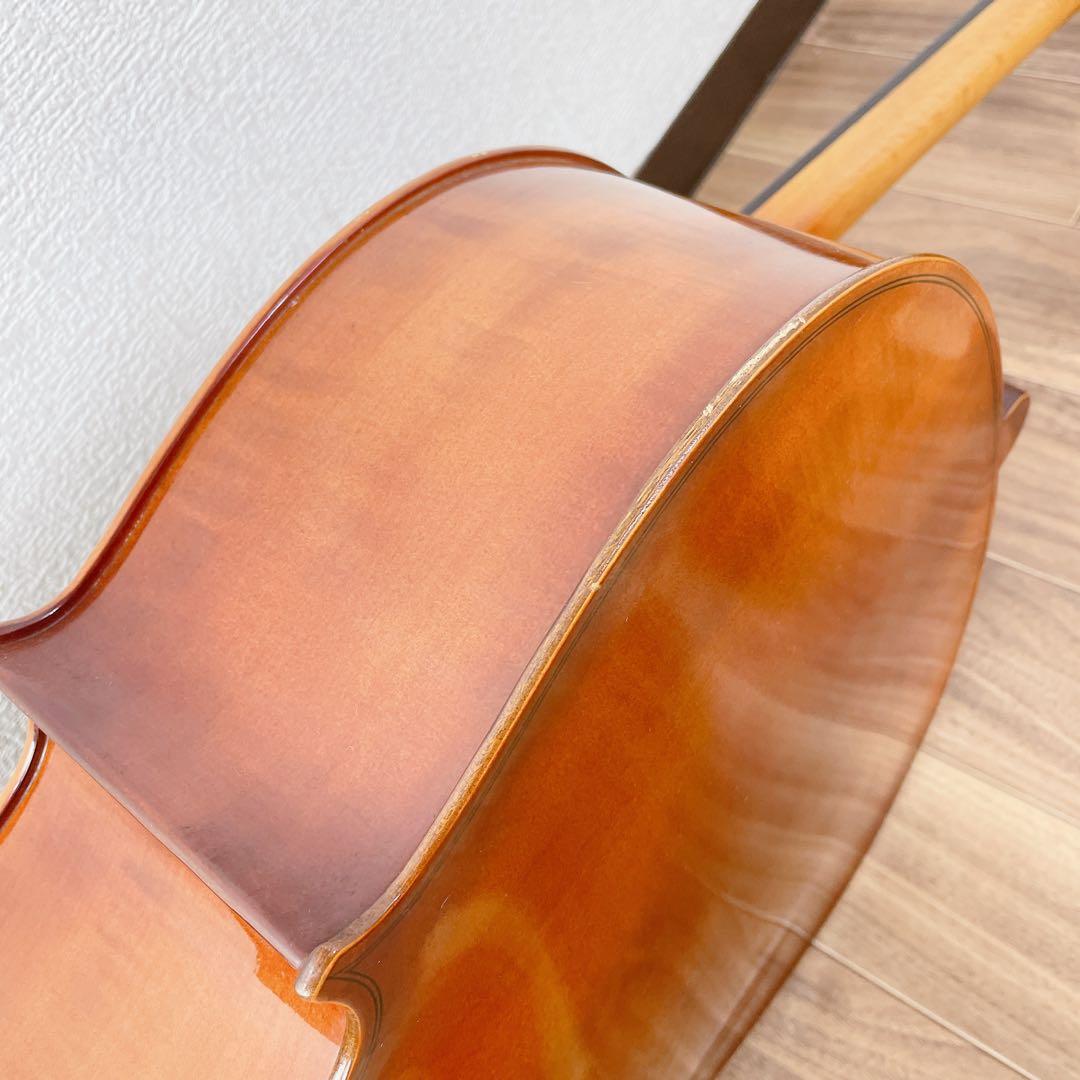 SUZUKI チェロ 4/4 No.72 1977 虎杢が綺麗