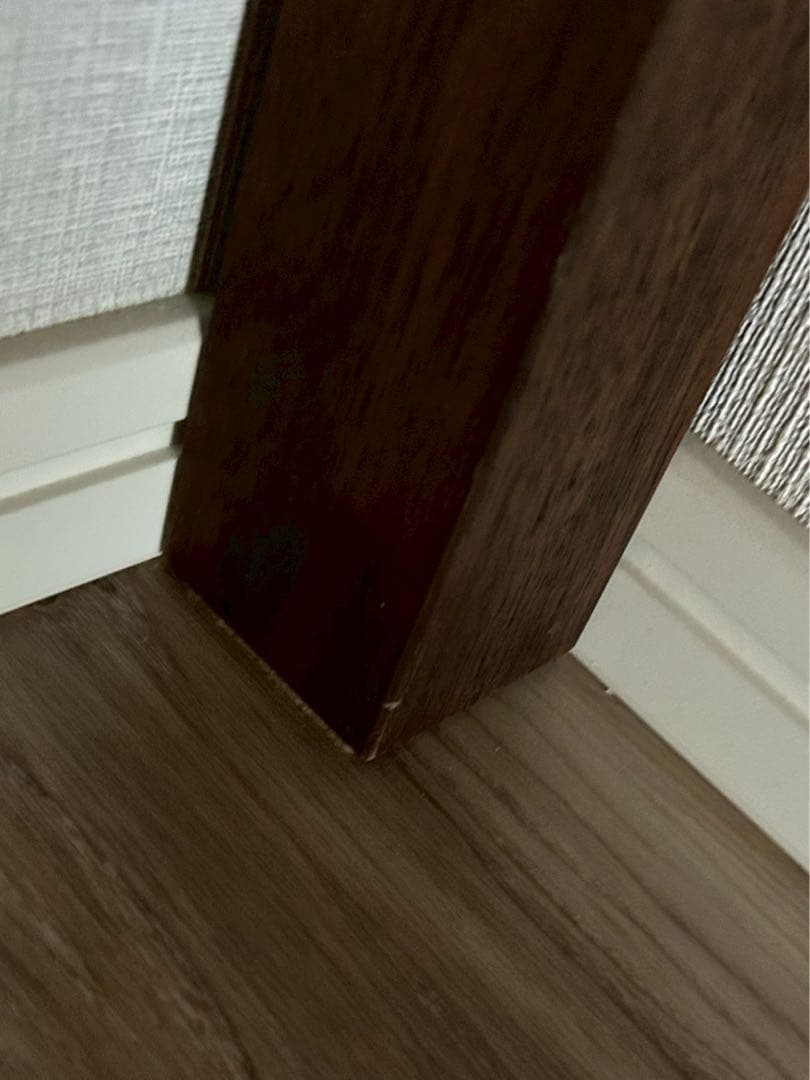 ウォールナット 木製 無垢 デスク107cm×50cm ナチュラル ブラウン系