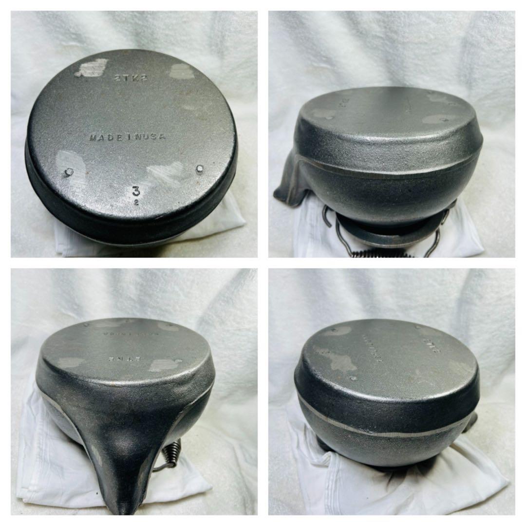 美品未使用　ビンテージ品Lodgeの2.4L 鋳鉄製ケトル