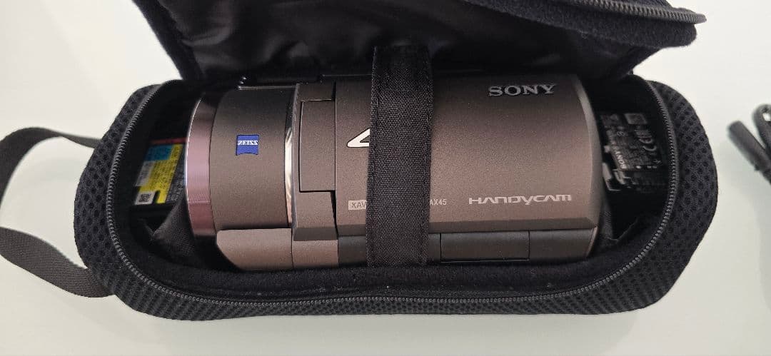 【新品同様】SONY 4Kハンディカム FDR-AX45A | 数回使用のみ